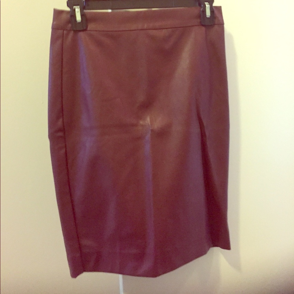 Leather skirt